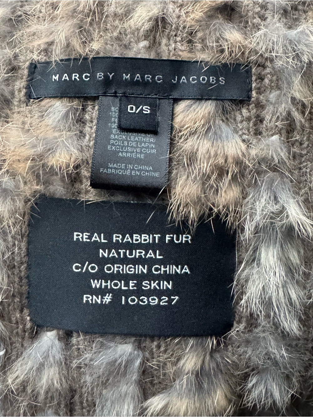 Marc Jacobs 
Genuine Rabbit Fur Vest - Picture 7 of 7